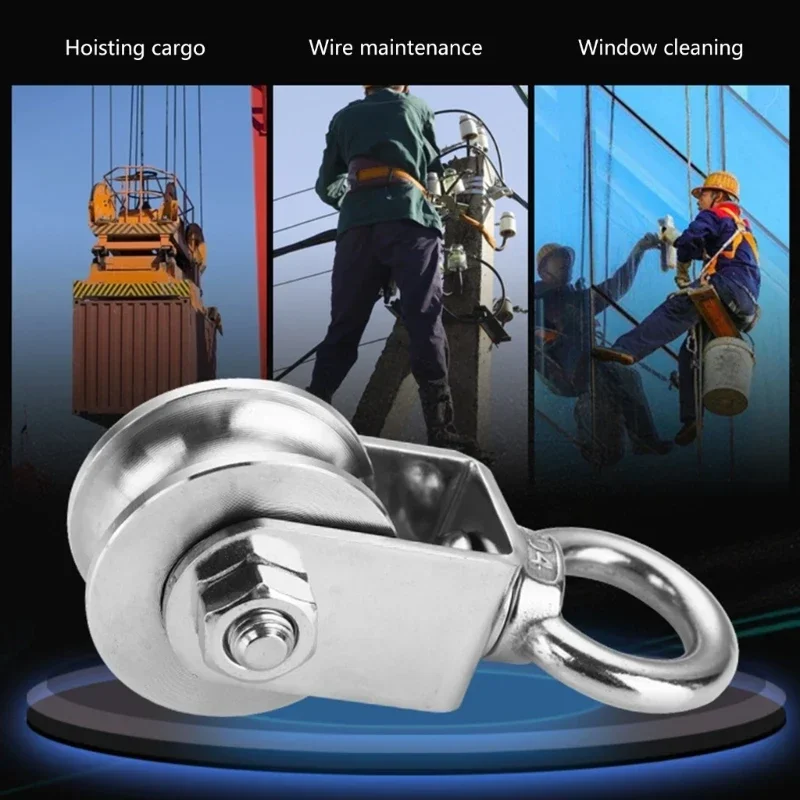 Роликовые шкивы с поворотом на 360 градусов, тяговые колесные блоки, долговечные отличные сверхтихие роликовые шкивы
Роликовые шкивы с поворотом на 360 градусов, тяговые колесные блоки, долговечные отличные сверхтихие роликовые шкивы