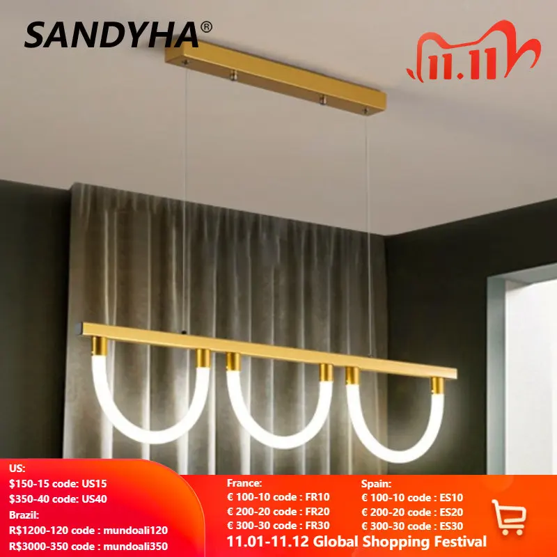 Nordic Minimalist Personality Pendant Light Long Circle Latest Design Led Chandelier Kitchen Dining Room Bedroom Interior Lamps
Nordic Minimalist Personality Pendant Light Long Circle Latest Design Led Chandelier Kitchen Dining Room Bedroom Interior Lamps