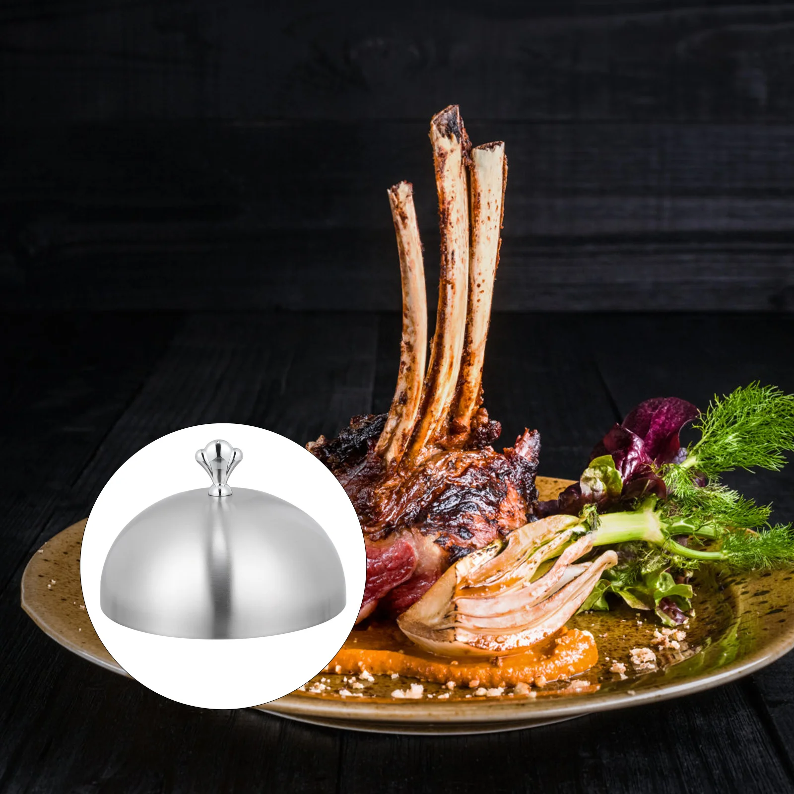 Cover Domemelting Dish Lid Plate Metal Basting Cheese Steel Stainless Covers Steak Serving Grill Cake Steaming Griddle Round
Cover Domemelting Dish Lid Plate Metal Basting Cheese Steel Stainless Covers Steak Serving Grill Cake Steaming Griddle Round