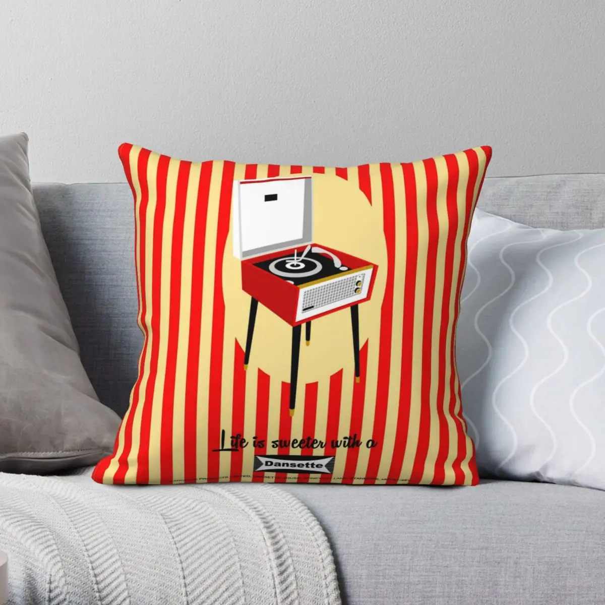 Vintage Record Player Square Pillowcase Polyester Linen Velvet Creative Zip Decorative Home Cushion Cover
Vintage Record Player Square Pillowcase Polyester Linen Velvet Creative Zip Decorative Home Cushion Cover