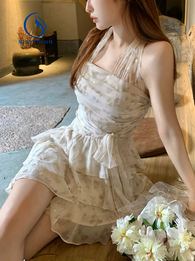 French Elegant Fairy Slim Dress Sleeveless Korean Fashion Casual Vintage Mini Dress Beach Even Part Summer Boho Dress Women 2022
French Elegant Fairy Slim Dress Sleeveless Korean Fashion Casual Vintage Mini Dress Beach Even Part Summer Boho Dress Women 2022