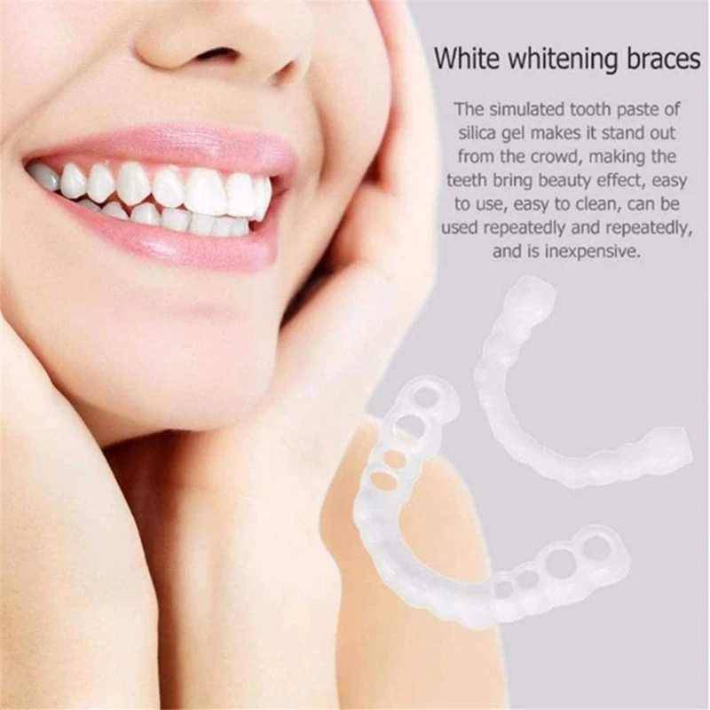 1 Pair Snap on Teeth Veneers for Men Women Cover The Imperfect Teeth Fake Tooth D0UE
1 Pair Snap on Teeth Veneers for Men Women Cover The Imperfect Teeth Fake Tooth D0UE