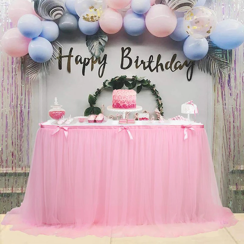Table Skirt Wedding Party Tulle Tutu Tableware Clothr Birthday Banquet Party Wedding Table Skirt Party Home Decor
Table Skirt Wedding Party Tulle Tutu Tableware Clothr Birthday Banquet Party Wedding Table Skirt Party Home Decor