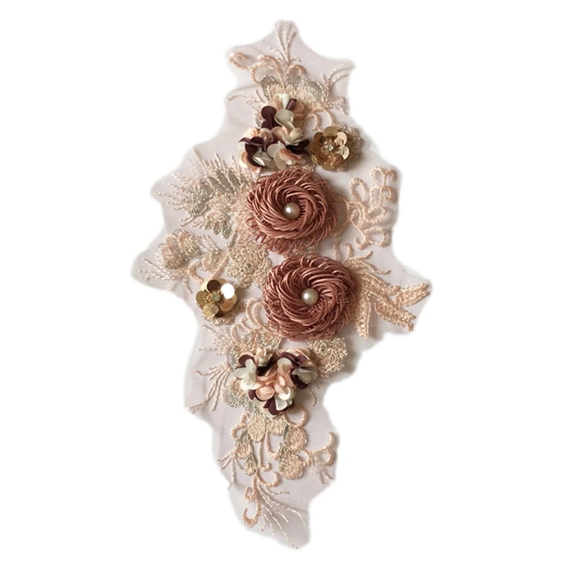1Pc Embroidery 3D Pearl Fabric Flower Lace Neckline DIY Sequins Collar Supplies for Cheongsam Clothes Dress
1Pc Embroidery 3D Pearl Fabric Flower Lace Neckline DIY Sequins Collar Supplies for Cheongsam Clothes Dress