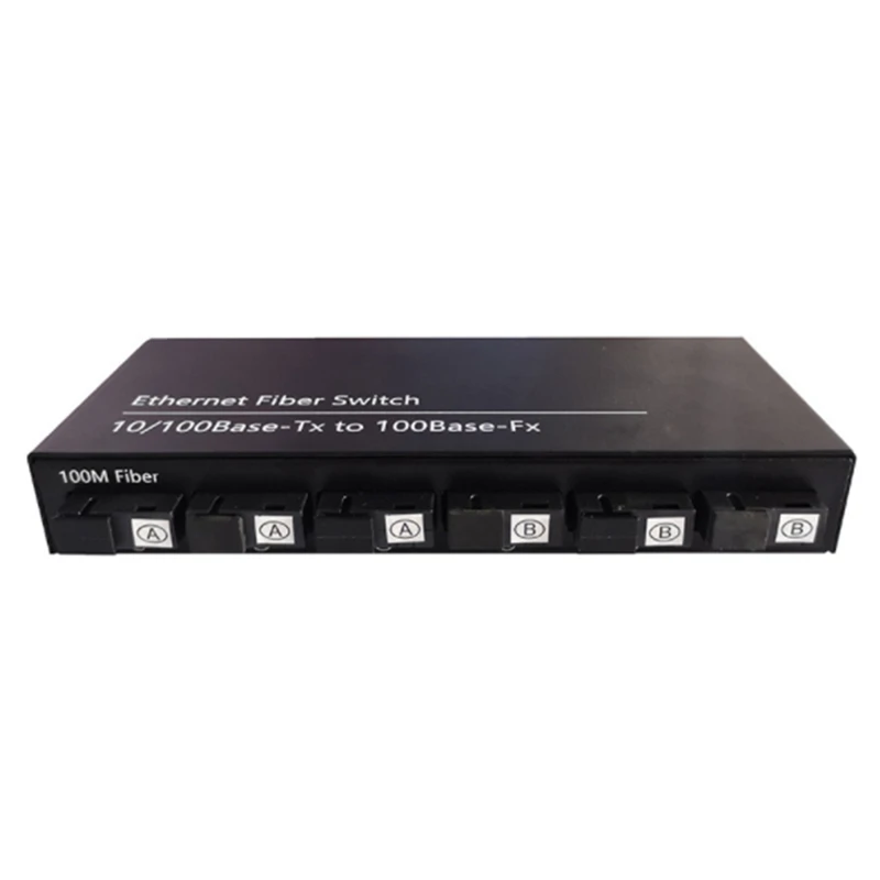 10/100M Fast Ethernet Switch Convert 20KM Fiber Optical Media Converter Single Mode 2XRJ45 & 6XSC 3A3B
10/100M Fast Ethernet Switch Convert 20KM Fiber Optical Media Converter Single Mode 2XRJ45 & 6XSC 3A3B