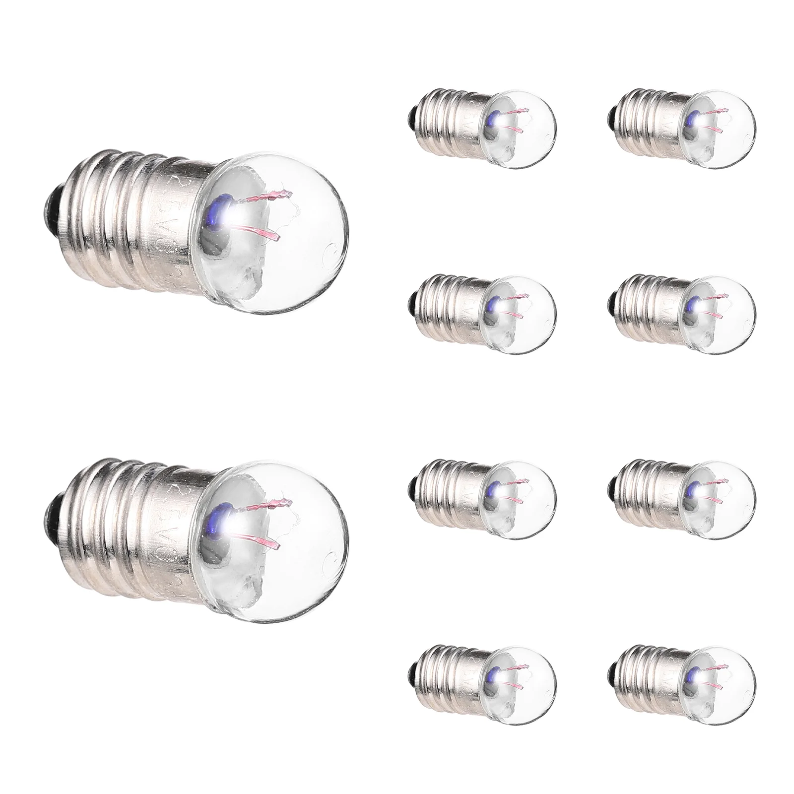 10pcs Teaching Educational Experiment Mini Bulbs Tiny Bulb Bulb for Circuit Science
10pcs Teaching Educational Experiment Mini Bulbs Tiny Bulb Bulb for Circuit Science