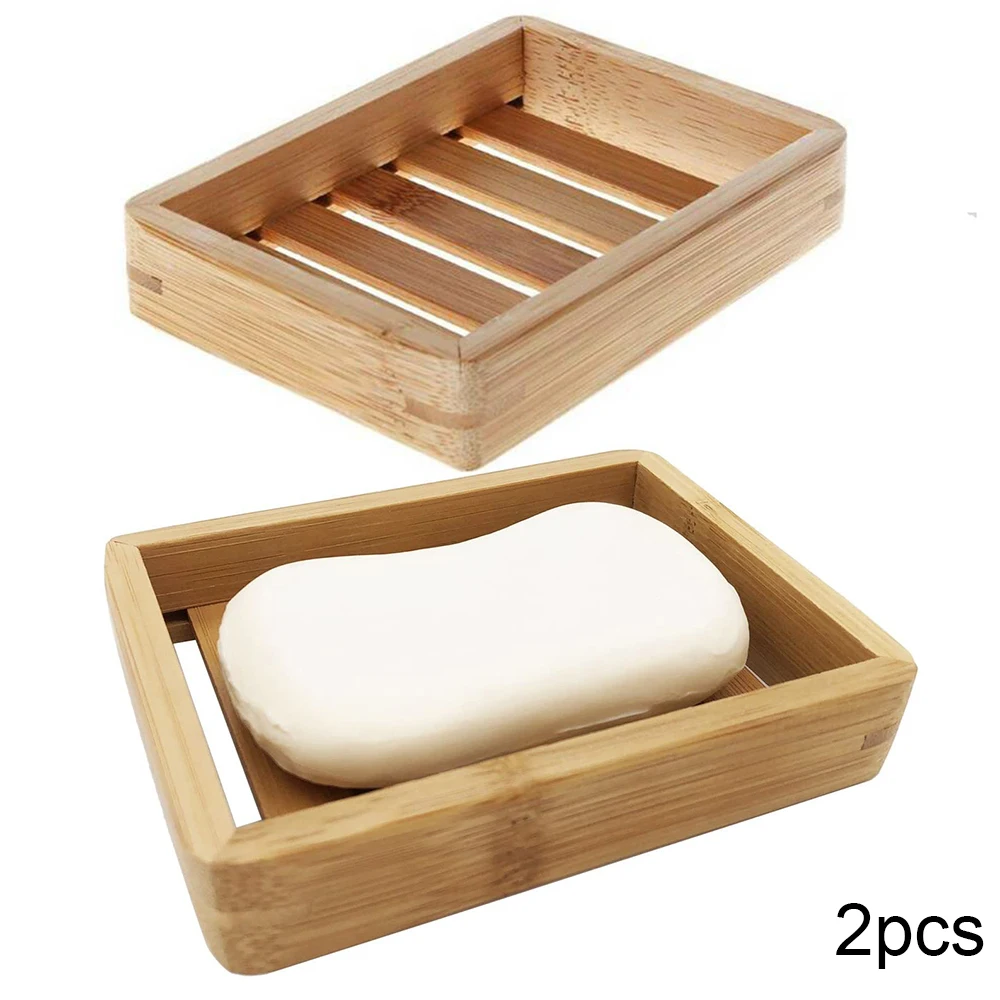 Holder Soap Holder Storage Soap Rack Wood Color 10*8.7*2.2cm 2pcs Bamboo Soap Dish Natural Wooden Plate Drain Box
Holder Soap Holder Storage Soap Rack Wood Color 10*8.7*2.2cm 2pcs Bamboo Soap Dish Natural Wooden Plate Drain Box