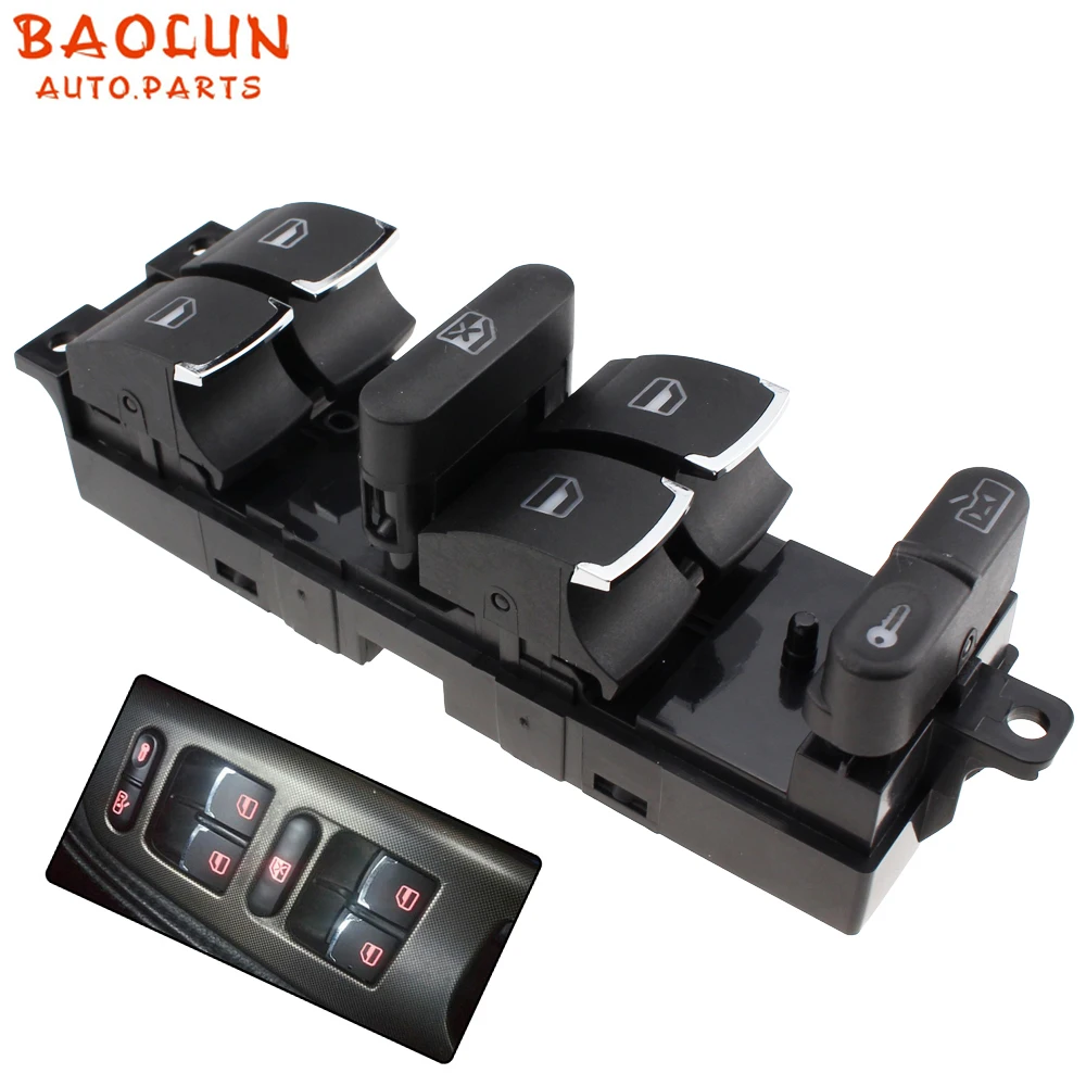 BAOLUN Master Power Window Control Switch Button 3BD959857 For VW 99-04 GTI Golf 4 Jetta MK4 BORA BEETLE Passat B5 Accessories
BAOLUN Master Power Window Control Switch Button 3BD959857 For VW 99-04 GTI Golf 4 Jetta MK4 BORA BEETLE Passat B5 Accessories