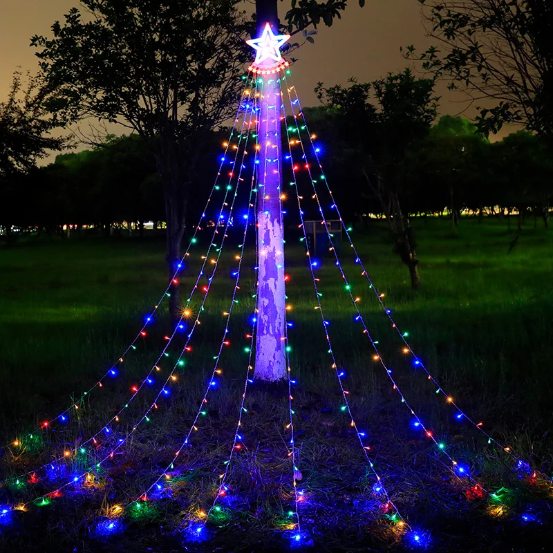 Meteor Shower LED Lamp String Waterfall Waterproof Lamp Christmas Wedding Curtain Icicle Fairy String Flower Ring EU/US Plug.
Meteor Shower LED Lamp String Waterfall Waterproof Lamp Christmas Wedding Curtain Icicle Fairy String Flower Ring EU/US Plug.