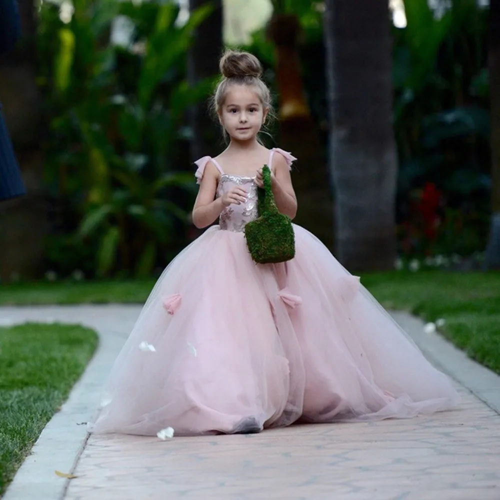 Pink Princess Wedding Flower Girls Ball Gowns Floor Length Tulle Custom Made Birthday Fluffy Cute Pageant Little Bridemaid
Pink Princess Wedding Flower Girls Ball Gowns Floor Length Tulle Custom Made Birthday Fluffy Cute Pageant Little Bridemaid