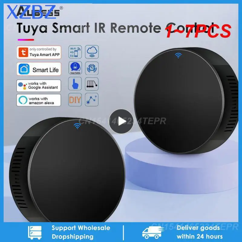 1~7PCS Tuya WiFi IR Remote Control Smart Universal Infrared Remote For AC TV DVD Work With Alexa Google Home And Smart Life App
1~7PCS Tuya WiFi IR Remote Control Smart Universal Infrared Remote For AC TV DVD Work With Alexa Google Home And Smart Life App