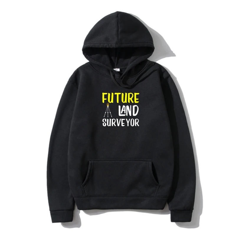 

Funny Cool Future Land Surveyor Engineers Gif SweatSweatshir For Men Humor Women Hoody Black Fleece