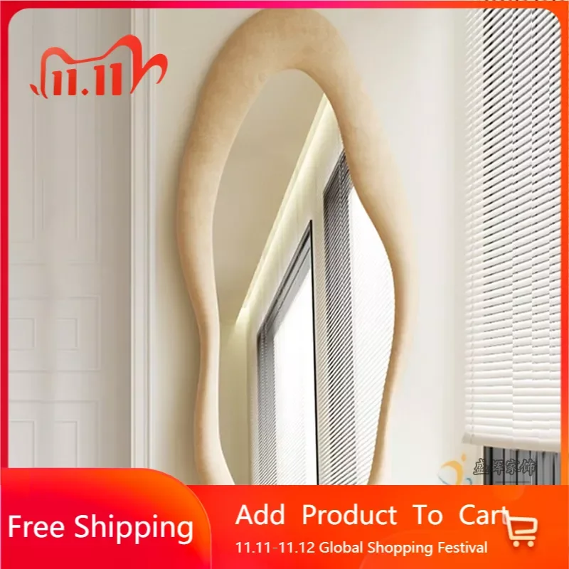 Art Large Decorative Mirror Nordic Irregular Shape Long Floor Full Body Mirror Gift Bedroom Espejo Decorativo Home Decoration
Art Large Decorative Mirror Nordic Irregular Shape Long Floor Full Body Mirror Gift Bedroom Espejo Decorativo Home Decoration