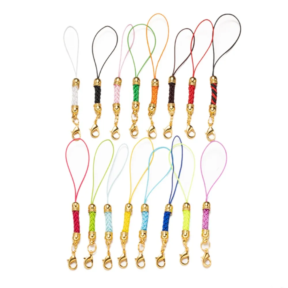 

10/30Pc Gold Color Lanyard Lariat Strap Cords With Lobster Clasp Rope DIY Keyring Pendant Cord Jewelry Making Supplies Wholesale