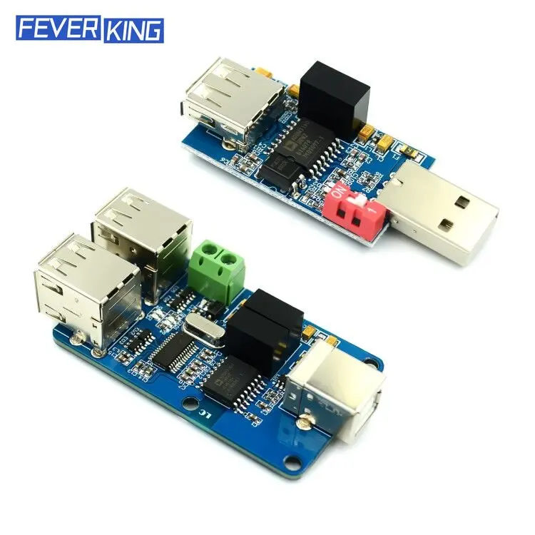 USB Isolator 1500V Isolator ADUM3160 Module Coupling Protection Board USB to USB Isolation with USB 2.0
USB Isolator 1500V Isolator ADUM3160 Module Coupling Protection Board USB to USB Isolation with USB 2.0