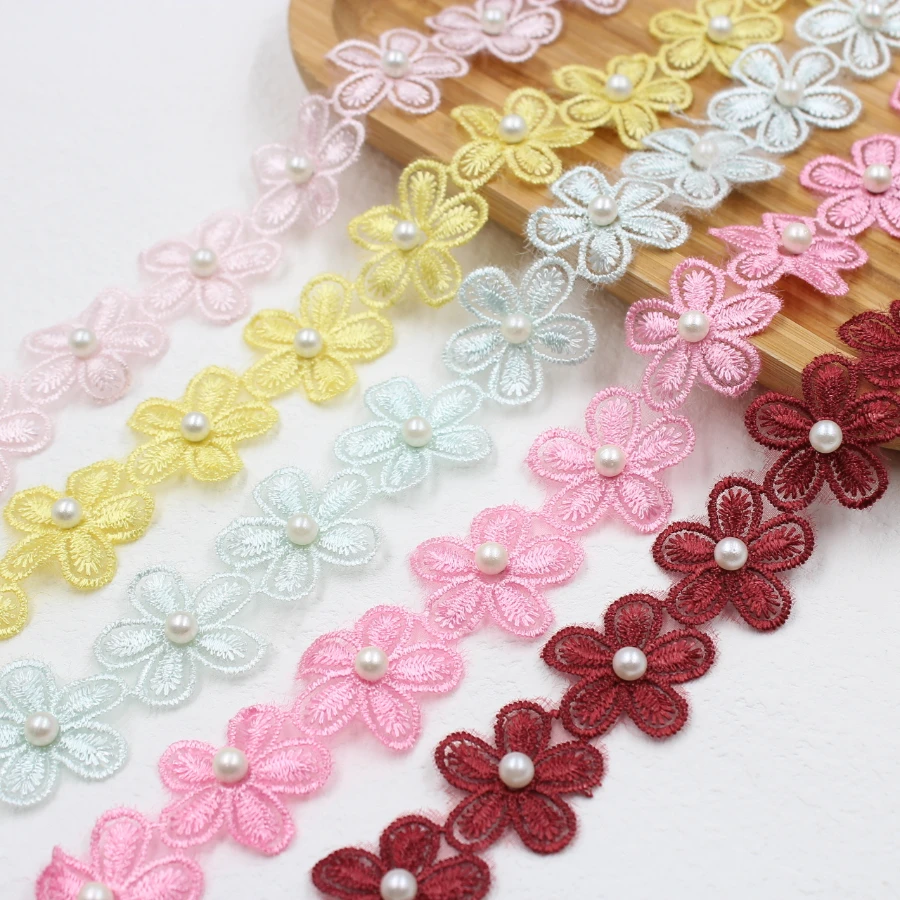 1Yard/Lot 30mm Flower Pearl Embroidery Lace Trim Ribbons Wedding Dress Sewing Garment Accessories
1Yard/Lot 30mm Flower Pearl Embroidery Lace Trim Ribbons Wedding Dress Sewing Garment Accessories