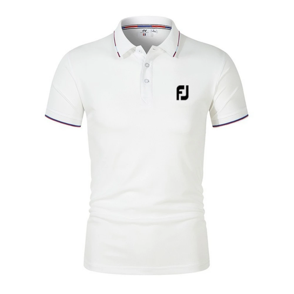 

2023 T-Shirt POLO à manches courtes pour homme, vêtement de Golf, décontracté, sport de plein air, à la mode, été,