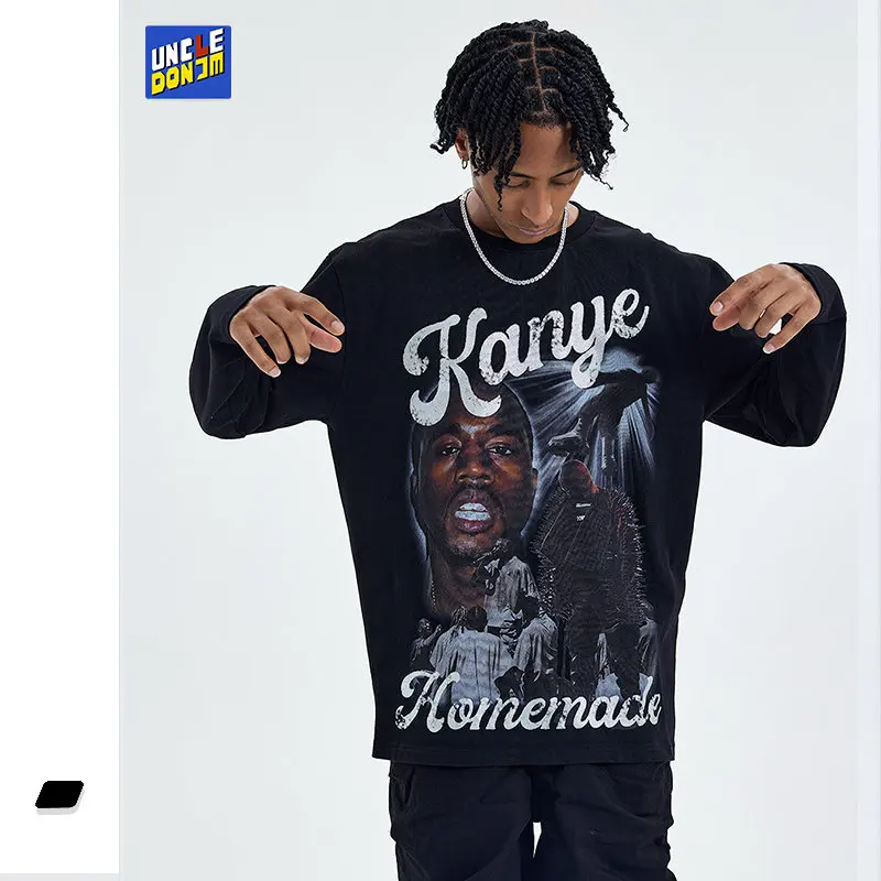 Kanye Graphic T Shirts Oversized T Shirt Harajuku Streetwear Full Sleeve T Shirt Men O-Neck Tops Tees Vintage T Shirt
Kanye Graphic T Shirts Oversized T Shirt Harajuku Streetwear Full Sleeve T Shirt Men O-Neck Tops Tees Vintage T Shirt