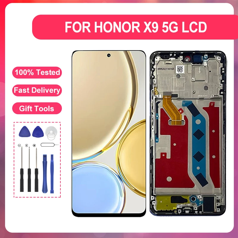 

1Pcs 6.81 Inch 5G X9 2022 Display For Huawei Honor X9 Lcd Touch Panel Screen Digitizer ANY-NX1 Assembly Free Shipping With Tools