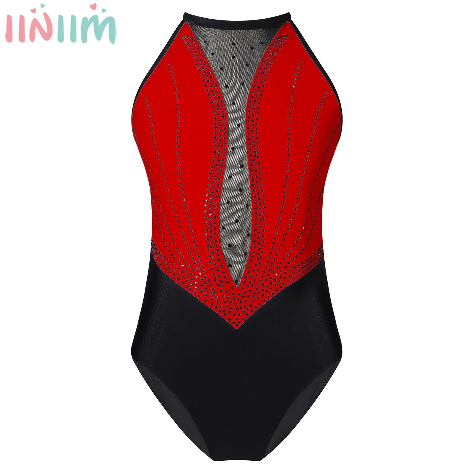 Kids Girls Sleeveless Shiny Rhinestone Mesh Dance Leotard Ballet Gymnastics Figure Skating Stage Performance Bodysuit Dancewear
Kids Girls Sleeveless Shiny Rhinestone Mesh Dance Leotard Ballet Gymnastics Figure Skating Stage Performance Bodysuit Dancewear
