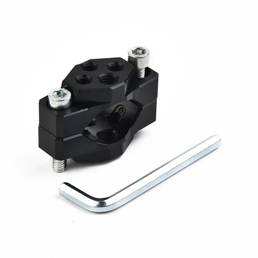 Adaptor Handlebar Bracket Clamp Holder Parts Aluminum Alloy Black Bumper Replacement 17-32mm Durable Hight Quality
Adaptor Handlebar Bracket Clamp Holder Parts Aluminum Alloy Black Bumper Replacement 17-32mm Durable Hight Quality