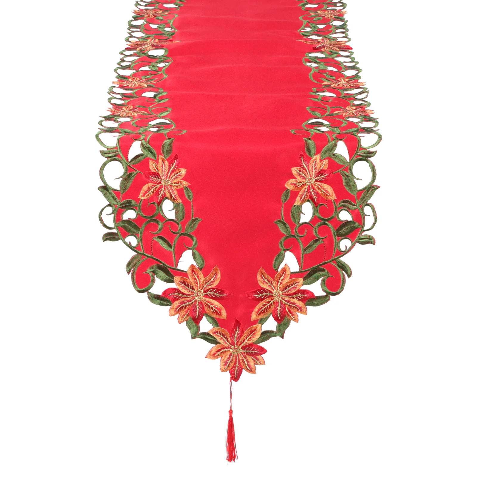 Table Runner Christmas Embroidered Dresser Tablecloth Holiday Cover Xmas Scarf Cutwork Party Dining Decoration Mantel Dinner
Table Runner Christmas Embroidered Dresser Tablecloth Holiday Cover Xmas Scarf Cutwork Party Dining Decoration Mantel Dinner