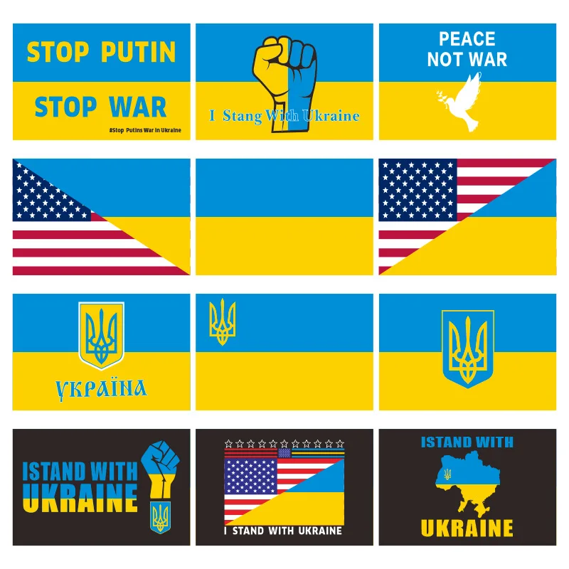 Free Fast Shipping Creative Ukrainian Flag 90x150CM-3X5ft High Quality Heat Transfer Ukrainian Flag
Free Fast Shipping Creative Ukrainian Flag 90x150CM-3X5ft High Quality Heat Transfer Ukrainian Flag