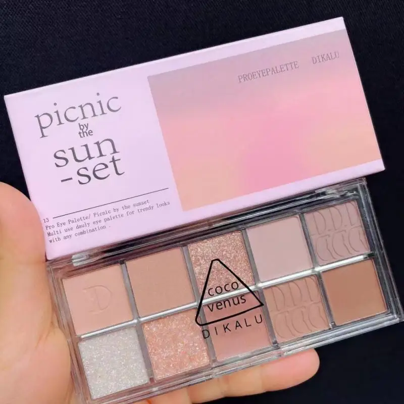 10 Color Eyeshadow Palette Makeup Super Shimmer Pearly Earth Color Eyeshadow Cosmetic Waterproof Easy To Color Makeup Maquillaje
10 Color Eyeshadow Palette Makeup Super Shimmer Pearly Earth Color Eyeshadow Cosmetic Waterproof Easy To Color Makeup Maquillaje