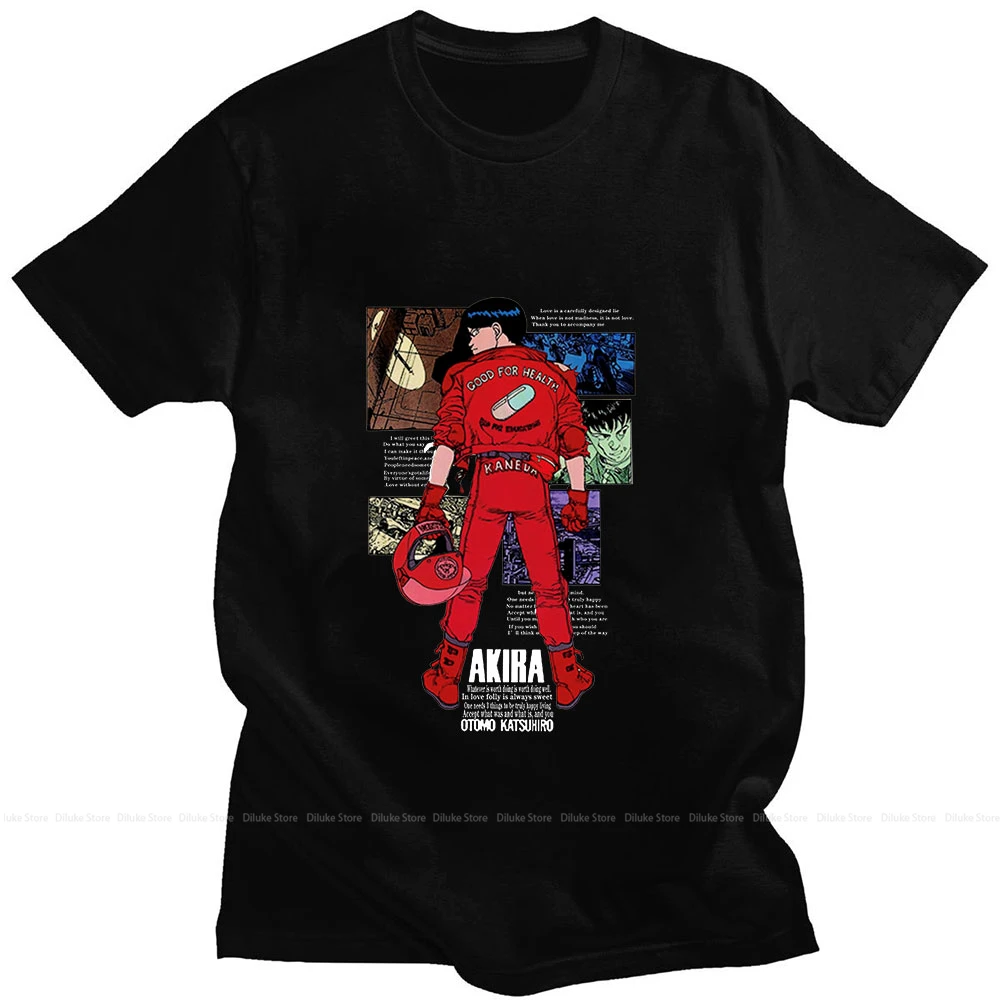 Japanese Anime Akira Classic Comic Print Summer Short Sleeve Cotton Comfortable Loose Casual Design Niche Man T-shirt 2022
Japanese Anime Akira Classic Comic Print Summer Short Sleeve Cotton Comfortable Loose Casual Design Niche Man T-shirt 2022