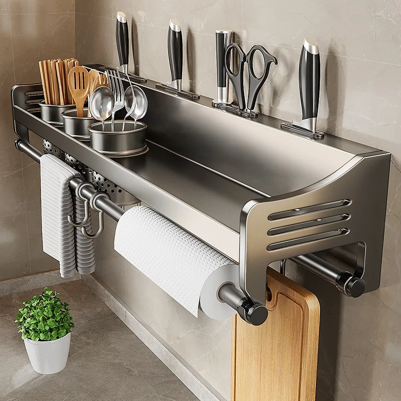 Kitchen St Non Perforated Stainless Steel Household Wall Mounted Seasoning Chopsticks Knife Holder And Supplies
Kitchen St Non Perforated Stainless Steel Household Wall Mounted Seasoning Chopsticks Knife Holder And Supplies