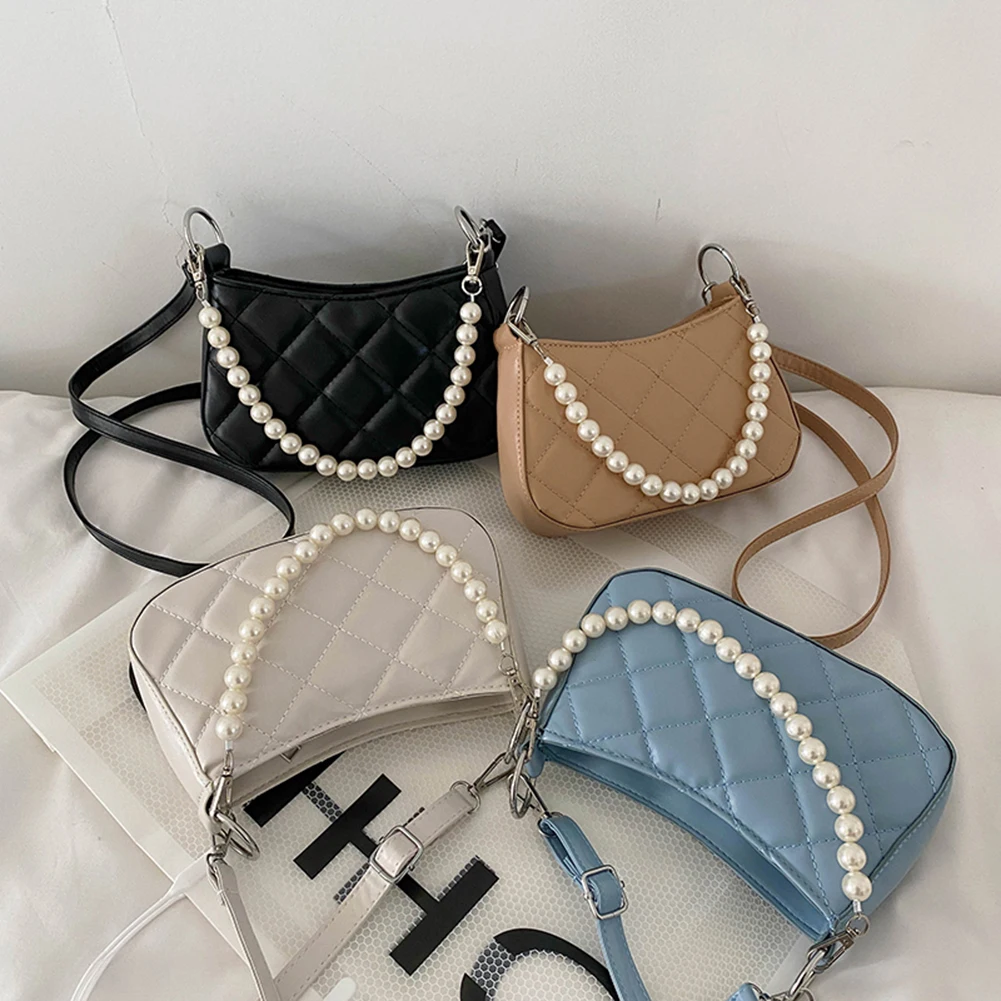 2021 Hot Vintage Small Purse Ladies Handbags Women Pearl PU Leather Lattice Pattern Small Shoulder Crossbody Bags
2021 Hot Vintage Small Purse Ladies Handbags Women Pearl PU Leather Lattice Pattern Small Shoulder Crossbody Bags