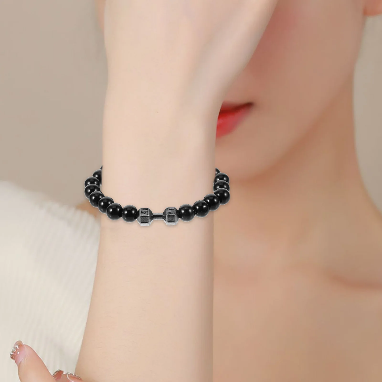 2 Pcs Weighted Bracelet Black Beads Men Cool Bracelets Mens Alloy Beaded Jewelry Things
2 Pcs Weighted Bracelet Black Beads Men Cool Bracelets Mens Alloy Beaded Jewelry Things