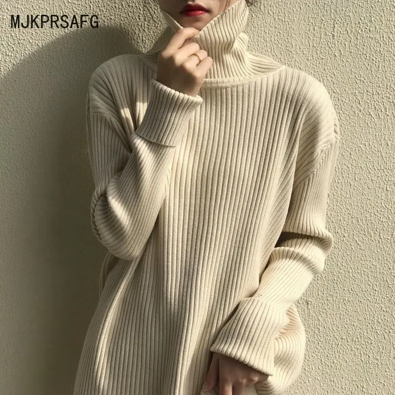 Vintage Women Sweater Casual Women Knitted Pullover Females Winter Sweater Solid Women's Turtleneck Oversize Top Women Clothes
Vintage Women Sweater Casual Women Knitted Pullover Females Winter Sweater Solid Women's Turtleneck Oversize Top Women Clothes