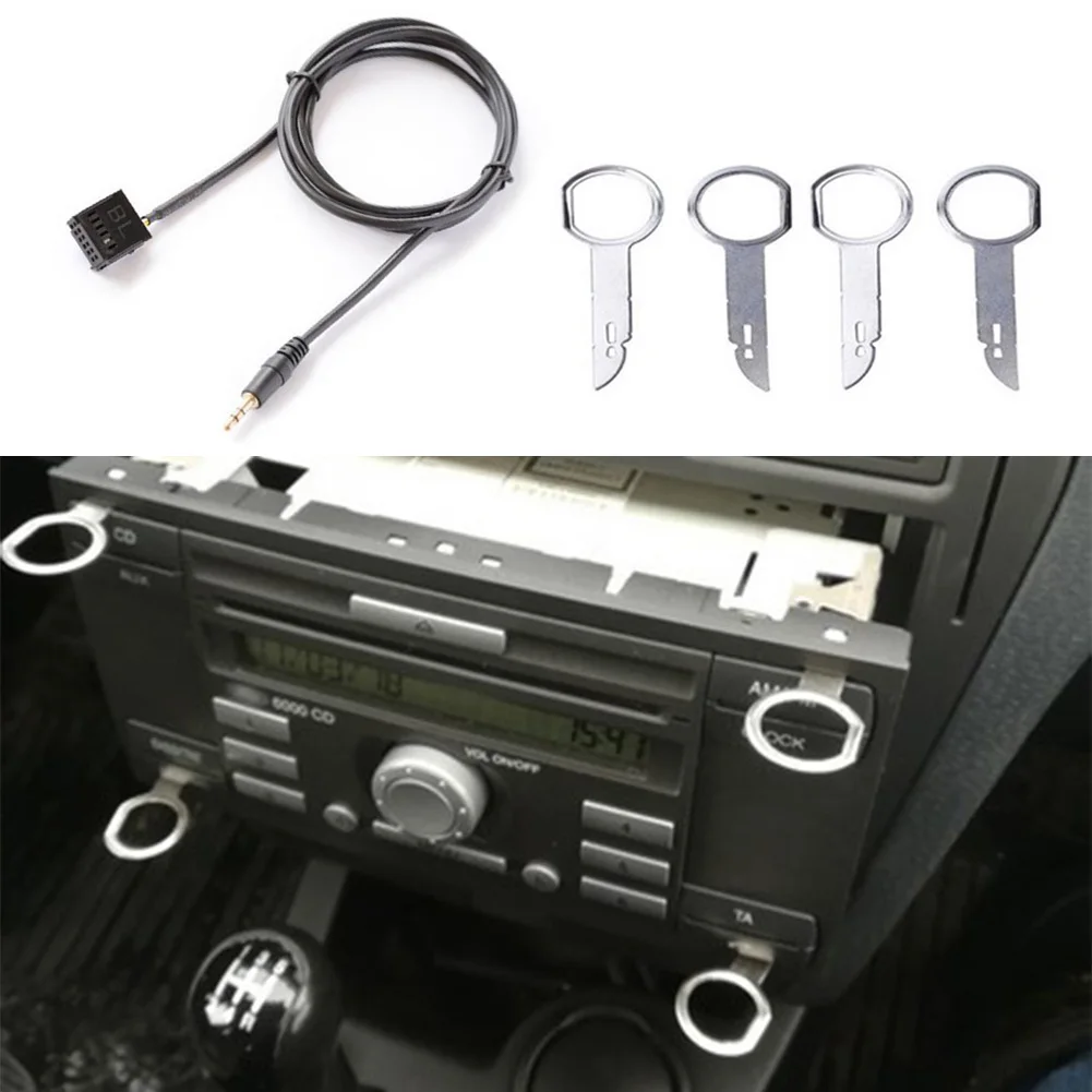 6000CD MP3 Audio Input Aux Cable Adapter+4x Removal Key Kits For Focus For Mondeo For Fiesta For Fusion For Galaxy For C-Max
6000CD MP3 Audio Input Aux Cable Adapter+4x Removal Key Kits For Focus For Mondeo For Fiesta For Fusion For Galaxy For C-Max