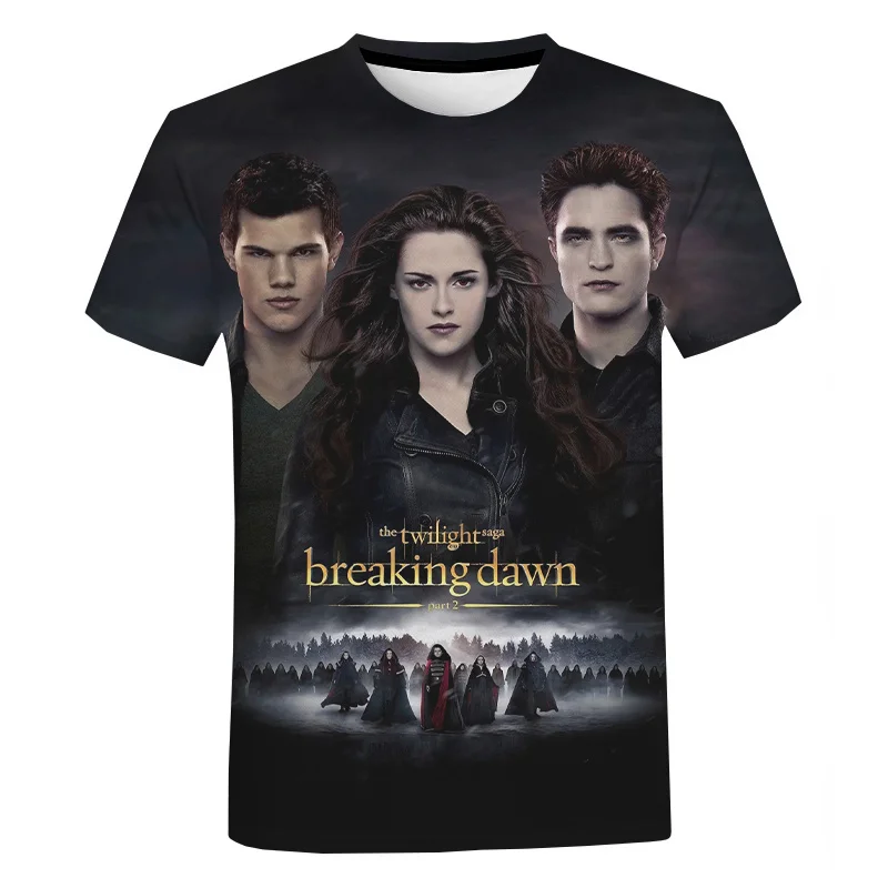 the Twilight Saga 3d Print T-shirt Boy Girl Summer Fashion Casual Clothes Men Women Harajuku Cool Short Sleeves Funny t Shirt
the Twilight Saga 3d Print T-shirt Boy Girl Summer Fashion Casual Clothes Men Women Harajuku Cool Short Sleeves Funny t Shirt