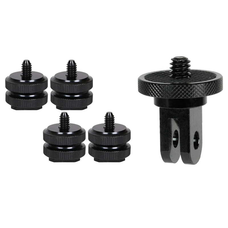 Camera Hot Shoe Mount To 1/4 Inch-20 Tripod Screw Adapter With Camera Mount Adapter For Gopro Ecosystem
Camera Hot Shoe Mount To 1/4 Inch-20 Tripod Screw Adapter With Camera Mount Adapter For Gopro Ecosystem