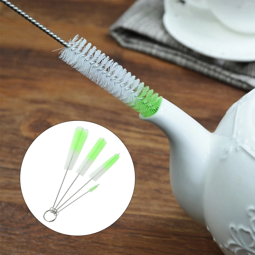4pcs Portable Bottle Brush Set Flexible Straw Brush Cleaner Bottle Tube Pipe Small Long Cleaning
4pcs Portable Bottle Brush Set Flexible Straw Brush Cleaner Bottle Tube Pipe Small Long Cleaning