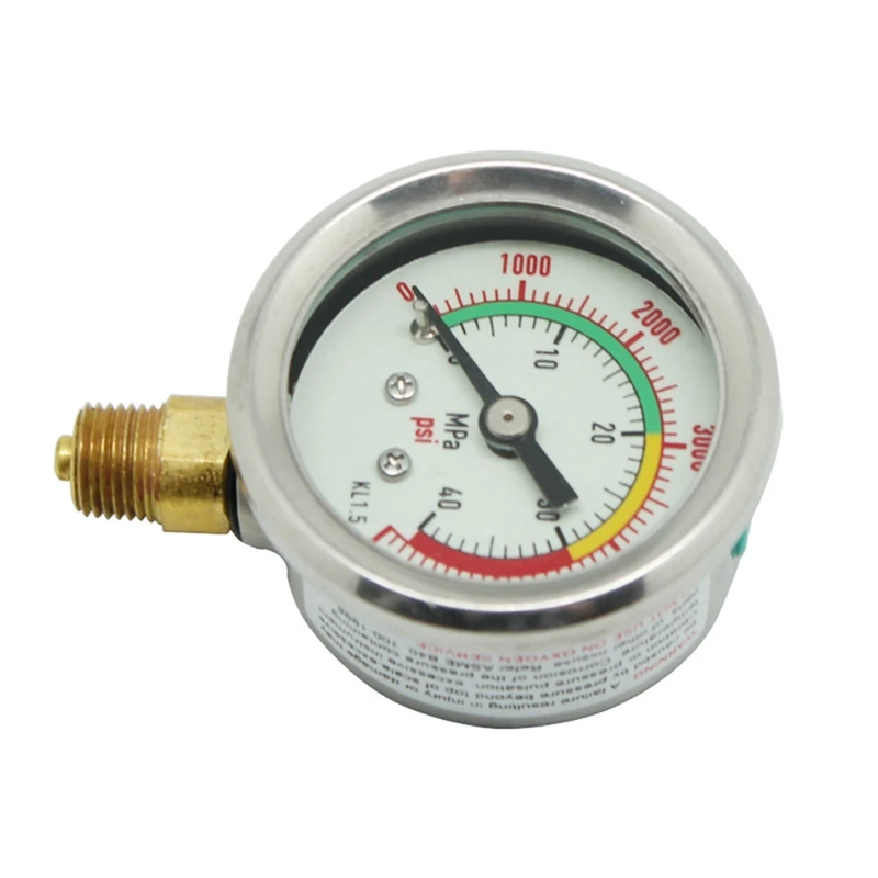 PCP Scuba Diving Air Vertical Manometer For Fill Station Double-Range 40Mpa High Pressure Gauge 1/8Npt
PCP Scuba Diving Air Vertical Manometer For Fill Station Double-Range 40Mpa High Pressure Gauge 1/8Npt