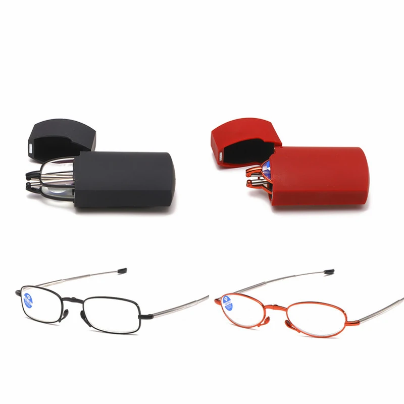 Black/Red Folding Reading Glasses with Case Clean Cloth Anti-blue Light Presbyopia Eyeglasses Women Men Fashion Portable Eyewear
Black/Red Folding Reading Glasses with Case Clean Cloth Anti-blue Light Presbyopia Eyeglasses Women Men Fashion Portable Eyewear