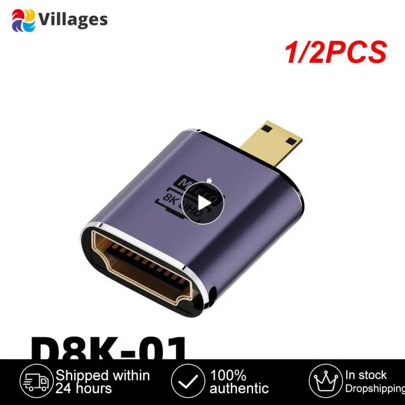 1/2 шт угловой U-образный L-преобразователь Mini Male к HDMI-совместимый удлинитель 2,1 V Female 4K 8K 60Hz адаптер
1/2 шт угловой U-образный L-преобразователь Mini Male к HDMI-совместимый удлинитель 2,1 V Female 4K 8K 60Hz адаптер