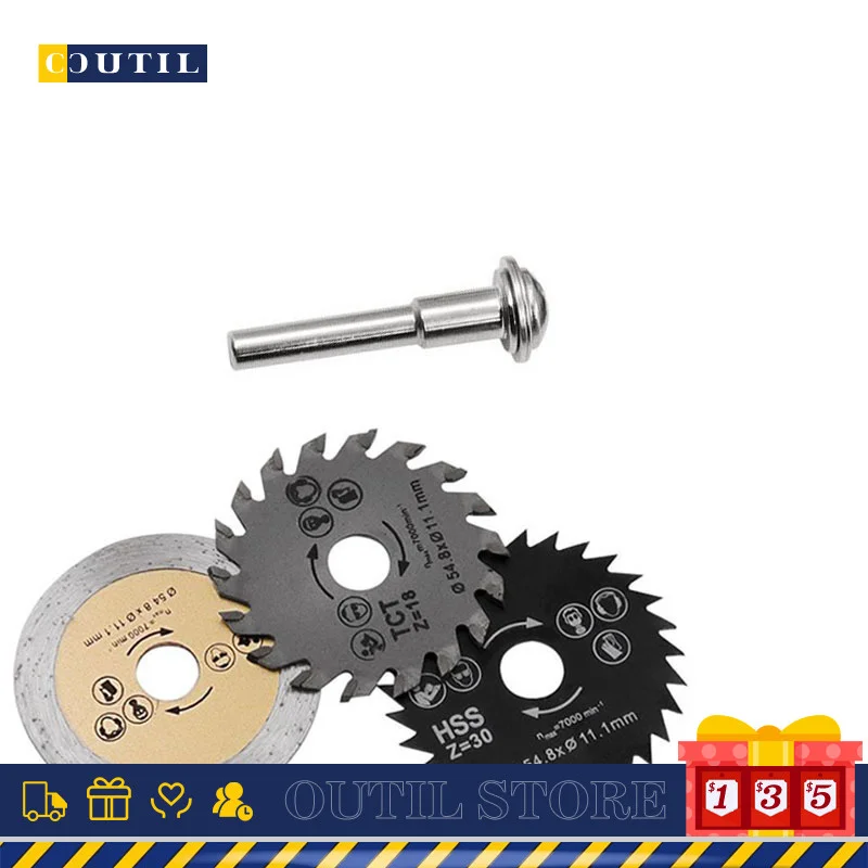 High Speed Steel Saw Blade Woodworking Thin Plate Cutting Blade Electric Grinding Circular Saw Blade Electric Drill Accessories
High Speed Steel Saw Blade Woodworking Thin Plate Cutting Blade Electric Grinding Circular Saw Blade Electric Drill Accessories