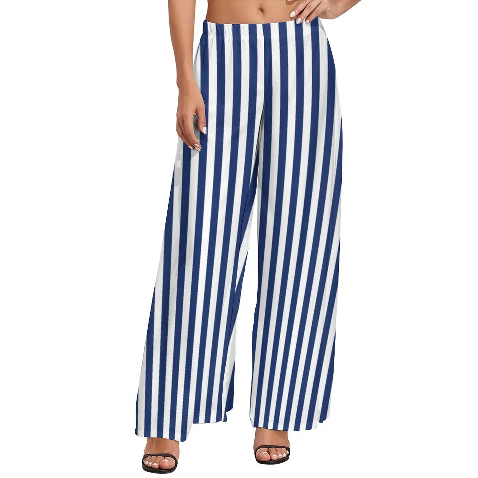Classic Stripes Straight Pants Navy Lines Print Casual Wide Leg Pants Female Oversized Street Fashion Printed Trousers
Classic Stripes Straight Pants Navy Lines Print Casual Wide Leg Pants Female Oversized Street Fashion Printed Trousers