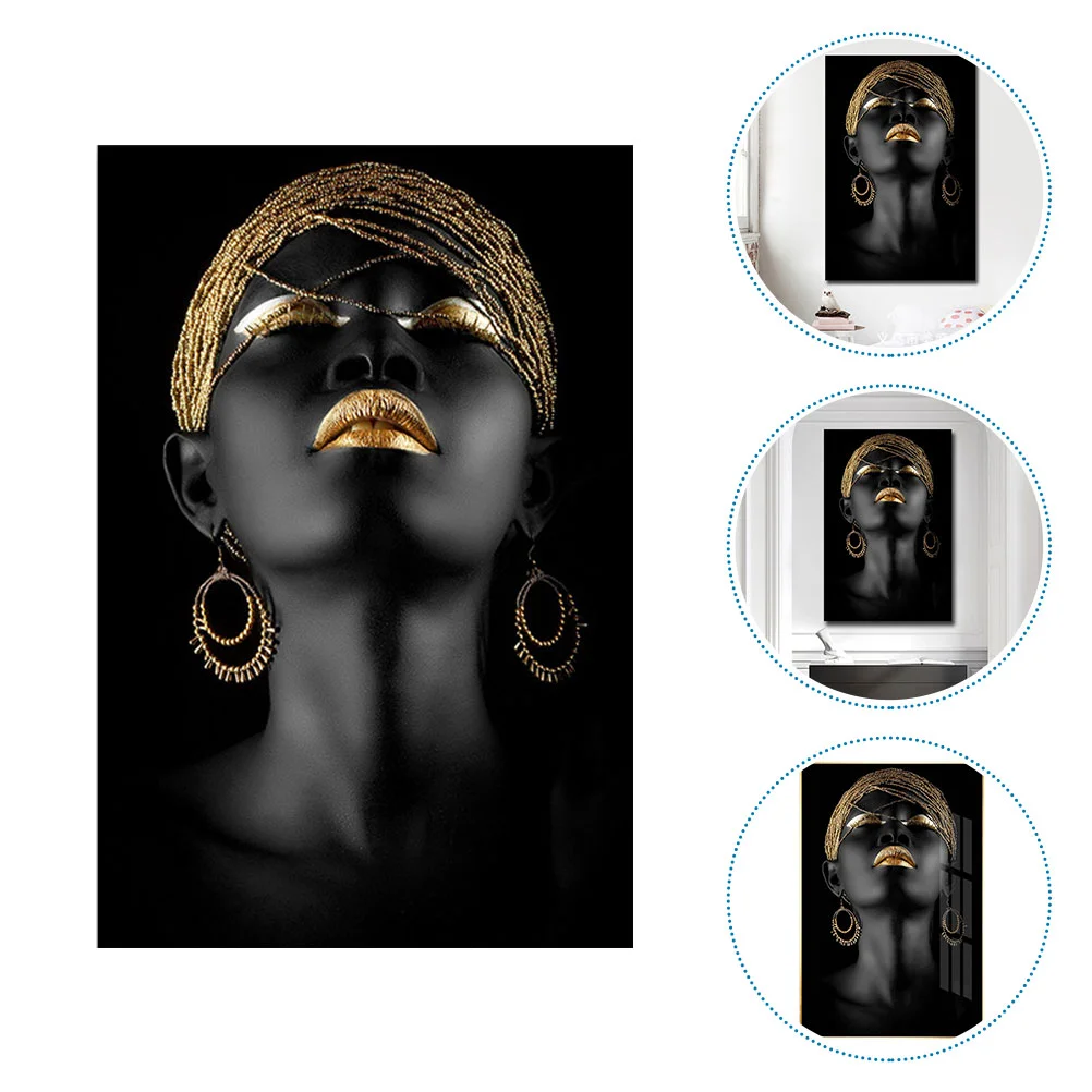 Canvas Painting Woman Wall African Living Room Black Poster Egyptian Picture Paintings Acrylic
Canvas Painting Woman Wall African Living Room Black Poster Egyptian Picture Paintings Acrylic