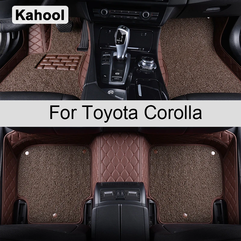 Kahool Car Floor Mats For Toyota Corolla 2000-2022Years Foot Coche Accessories Auto Carpets
Kahool Car Floor Mats For Toyota Corolla 2000-2022Years Foot Coche Accessories Auto Carpets