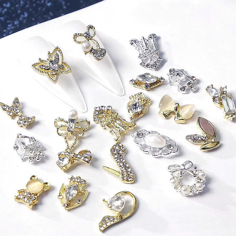 10Pcs Butterfly Bowknot Pearl Zircon Nail Art Charm Rhinestone Christmas Wreath Nail Design Crystals Jewelry Nail Art Decoration
10Pcs Butterfly Bowknot Pearl Zircon Nail Art Charm Rhinestone Christmas Wreath Nail Design Crystals Jewelry Nail Art Decoration