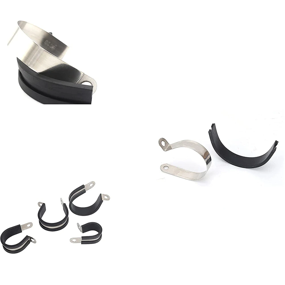 Hose Clamps Rubber P Clips Accessories Anti-rust Cable Clamp Cable Installation Construction Tools Flat Hardware
Hose Clamps Rubber P Clips Accessories Anti-rust Cable Clamp Cable Installation Construction Tools Flat Hardware