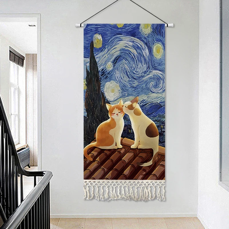Nordic Simple Hanging Fabric Picture Living Room Background Cloth Wall Hanging Porch Decoration Tapestry Paiting Bedroom Decor
Nordic Simple Hanging Fabric Picture Living Room Background Cloth Wall Hanging Porch Decoration Tapestry Paiting Bedroom Decor