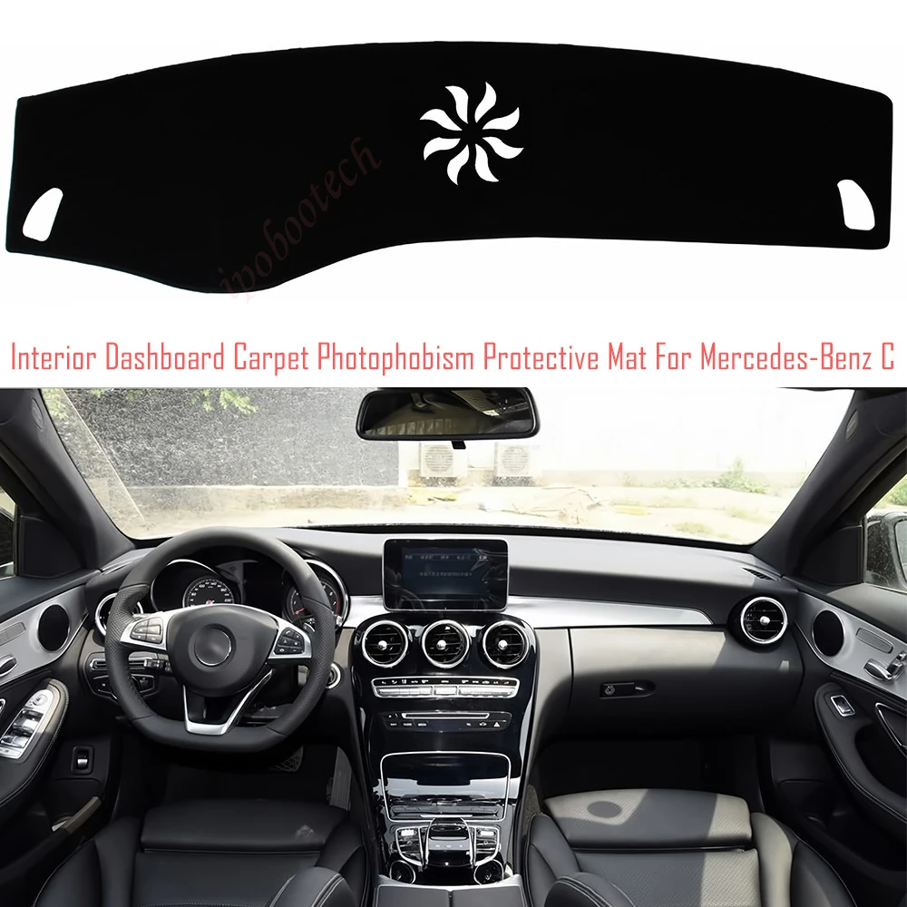 Коврик для салона приборной панели, защитный коврик Photophobism, коврик для Mercedes-Benz класса C 
Коврик для салона приборной панели, защитный коврик Photophobism, коврик для Mercedes-Benz класса C