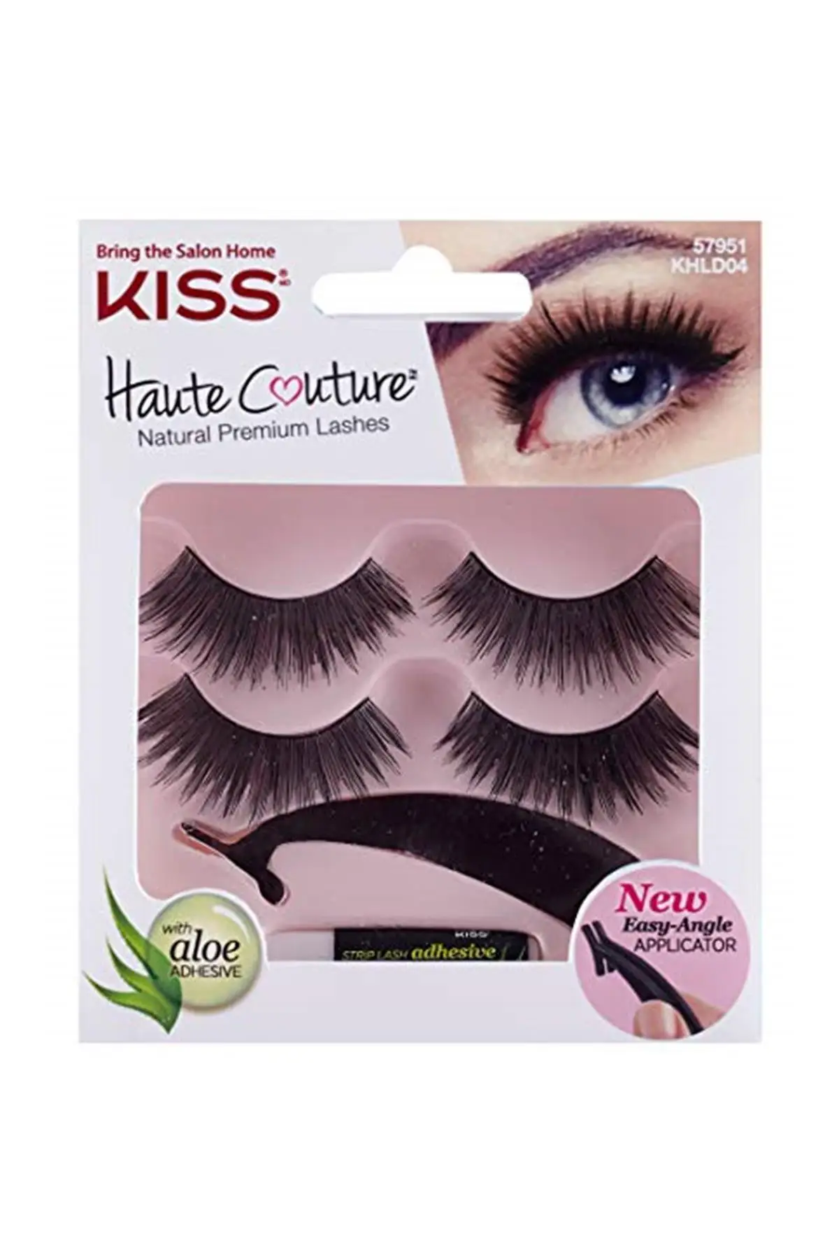 

Brand: Kiss Khld04Gt Haute Couture Duo Pack Lashes-Coy 1 Package (1x40g) category: False Eyelashes