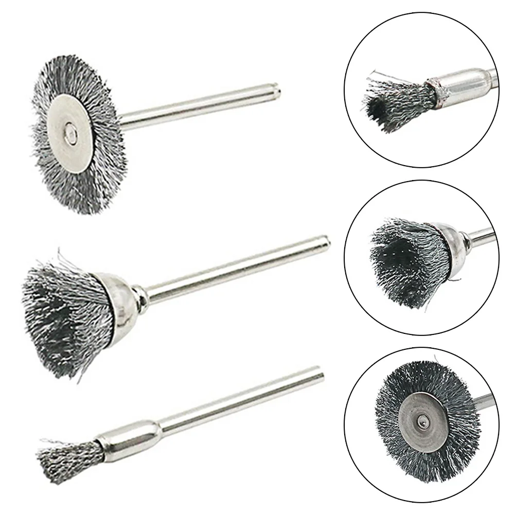 3Pcs/set Steel Wire Mini Brush Rotary Tool Drill Polishing Grinding Wheel T-shaped Small Brush Removal Polishing Accessories
3Pcs/set Steel Wire Mini Brush Rotary Tool Drill Polishing Grinding Wheel T-shaped Small Brush Removal Polishing Accessories
